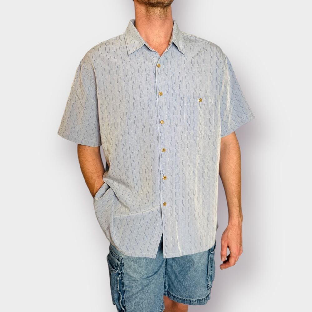 2000s Campia Light‎ Blue Top Size XXL